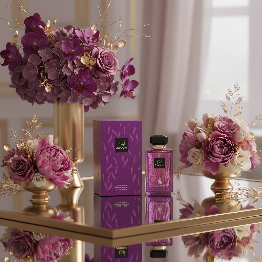 Glamorous vanity scene