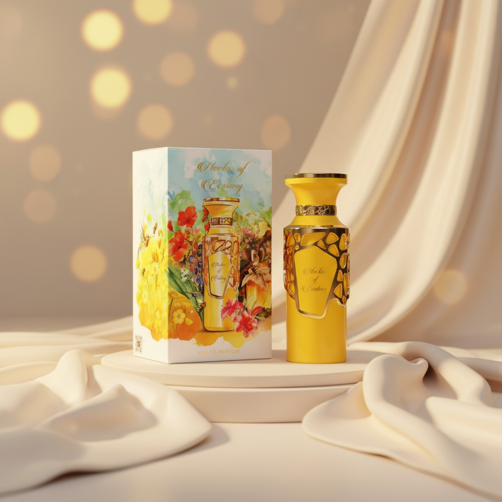 Modern yellow and gold scene