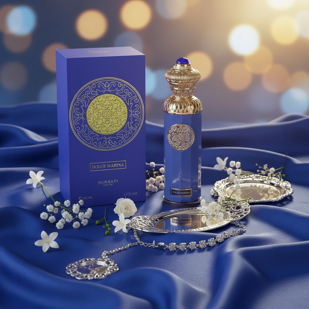 Silk and silver scene