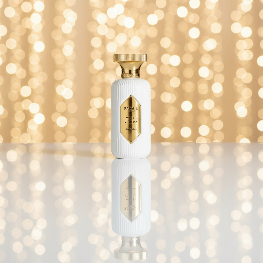 White Vibra with mirror reflection