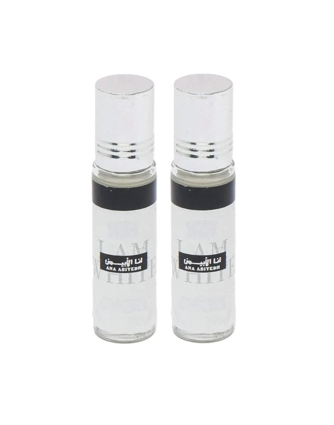 Ana Abiyedh (2x10ml) Perfume Oil Roll On By Ard Al Zaafaran - Unisex