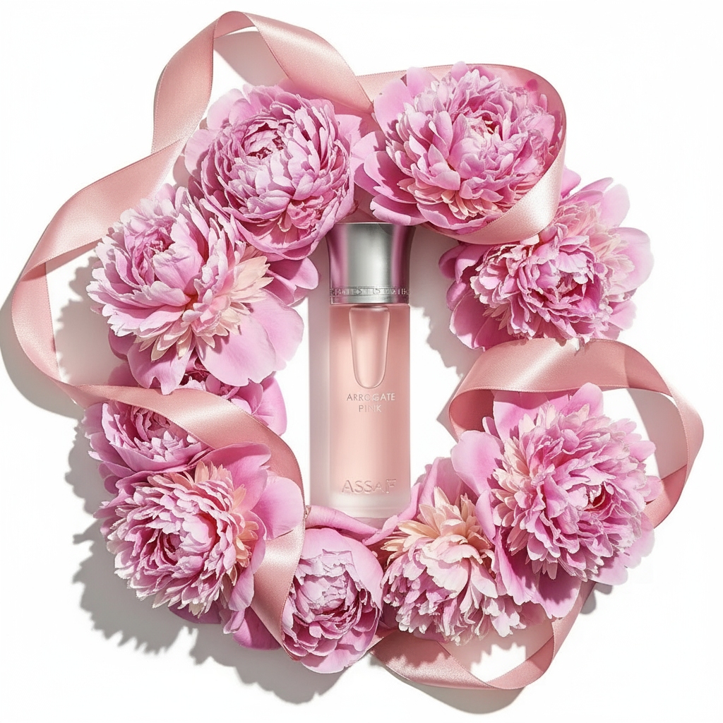 Arrogate Pink flat-lay with flowers