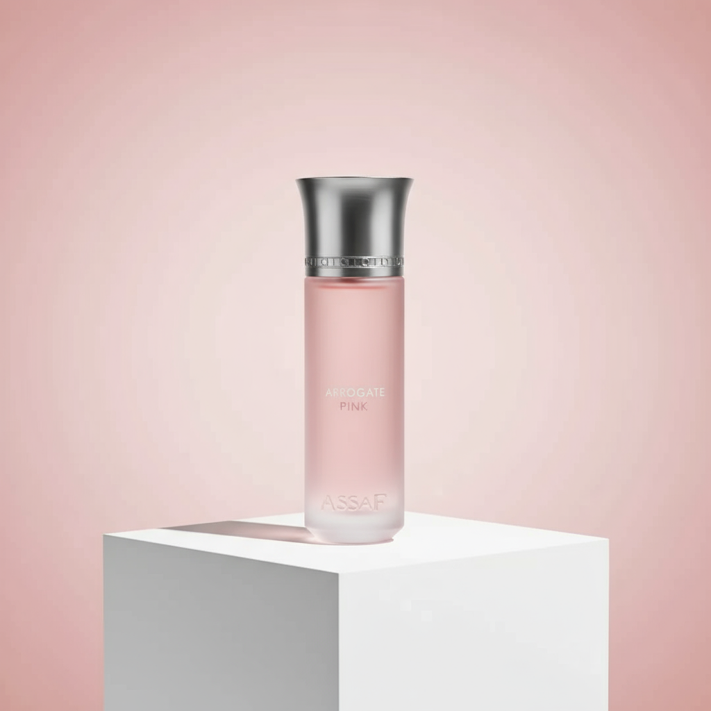 Arrogate Pink on podium with gradient