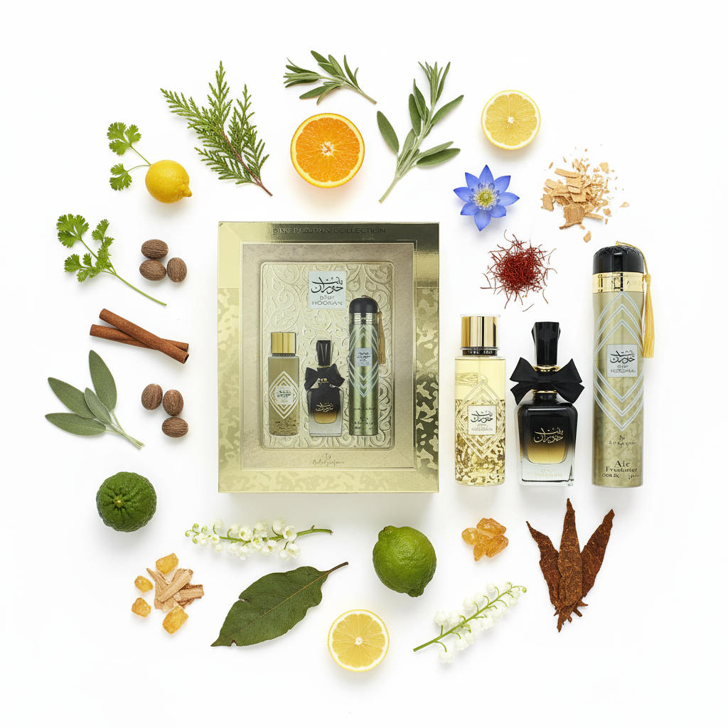 Bint Hooran Gift Set Flat-Lay