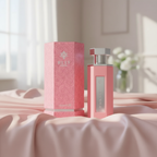 Elegant lifestyle perfume scene