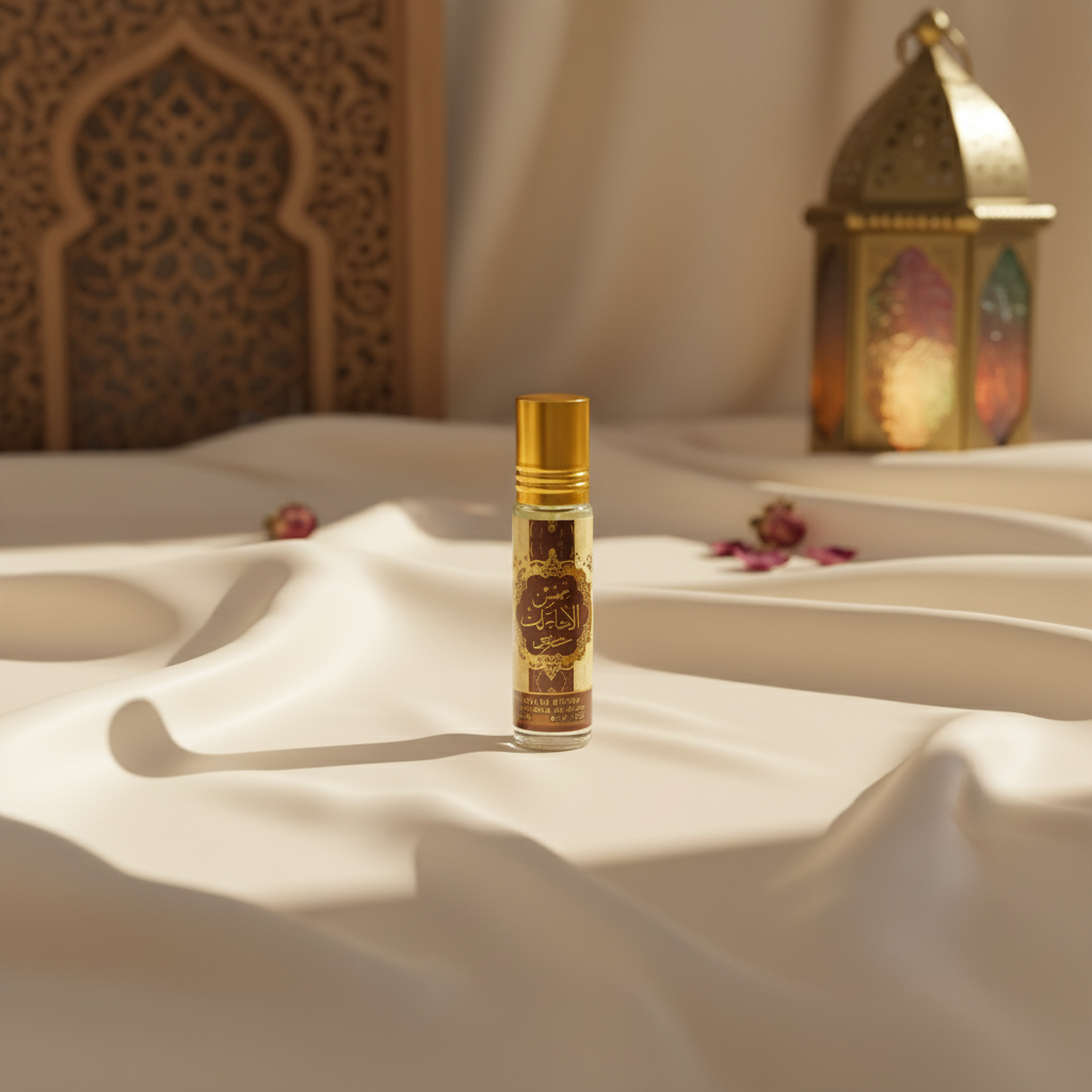 Elegant Middle Eastern perfume scene