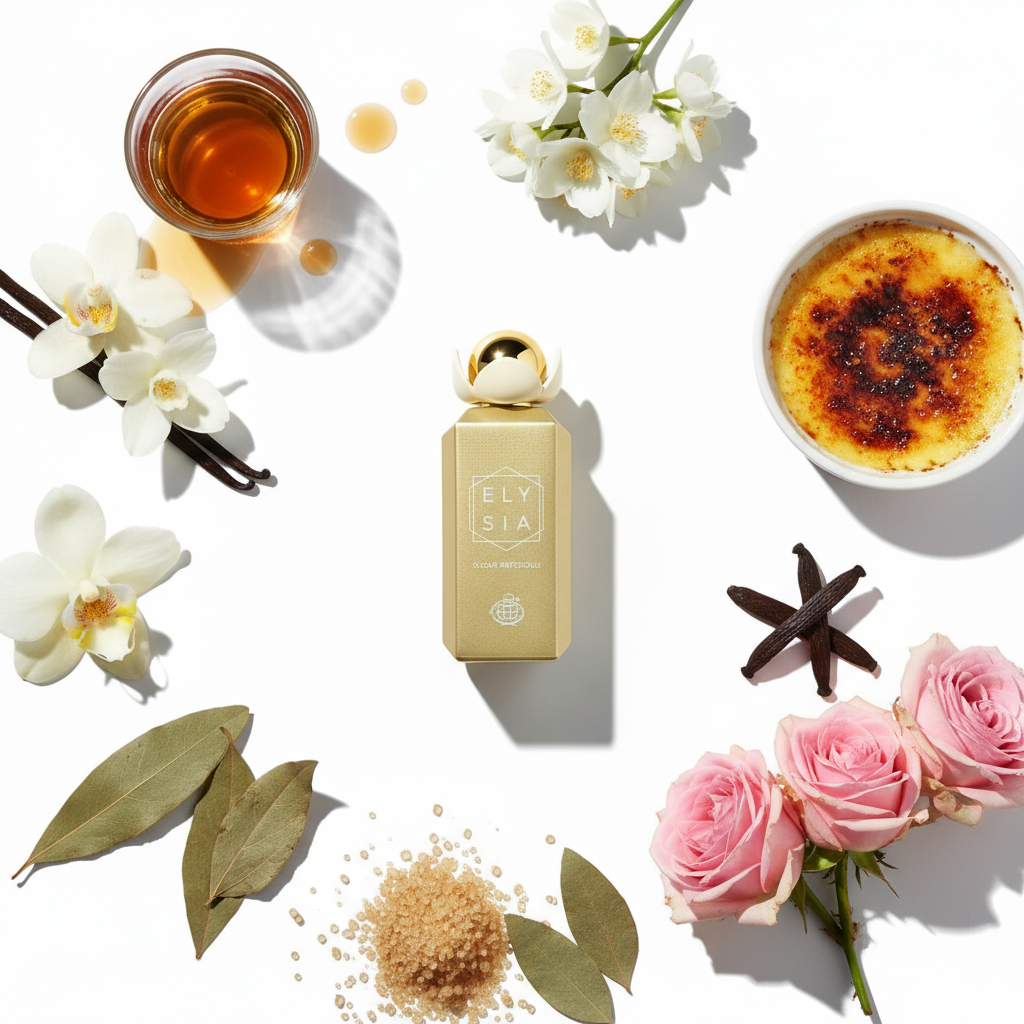 Elysia perfume with fragrance ingredients