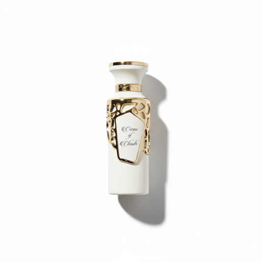 Flat-lay Creme of Clouds with dramatic shadow