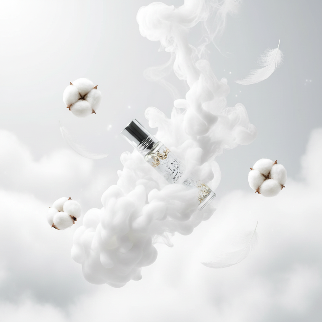Floating bottles with smoke