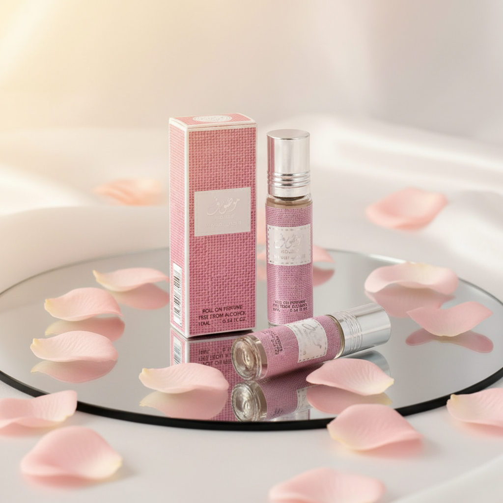 Glamorous mirrored scene