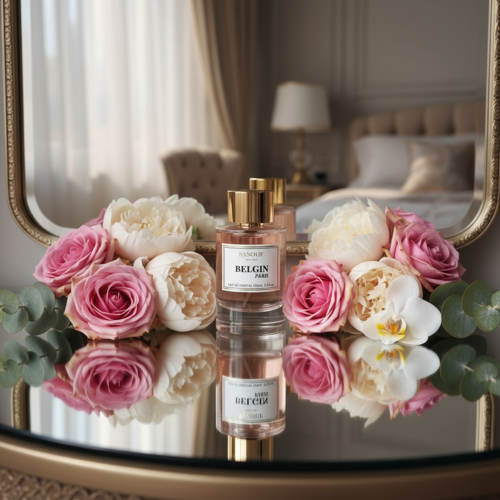 Glamorous vanity scene