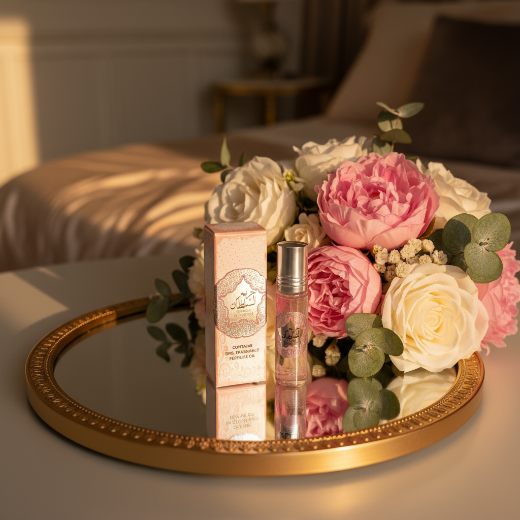 Glamorous vanity scene