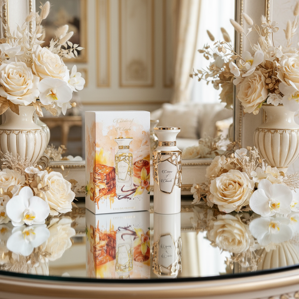 Glamorous vanity scene