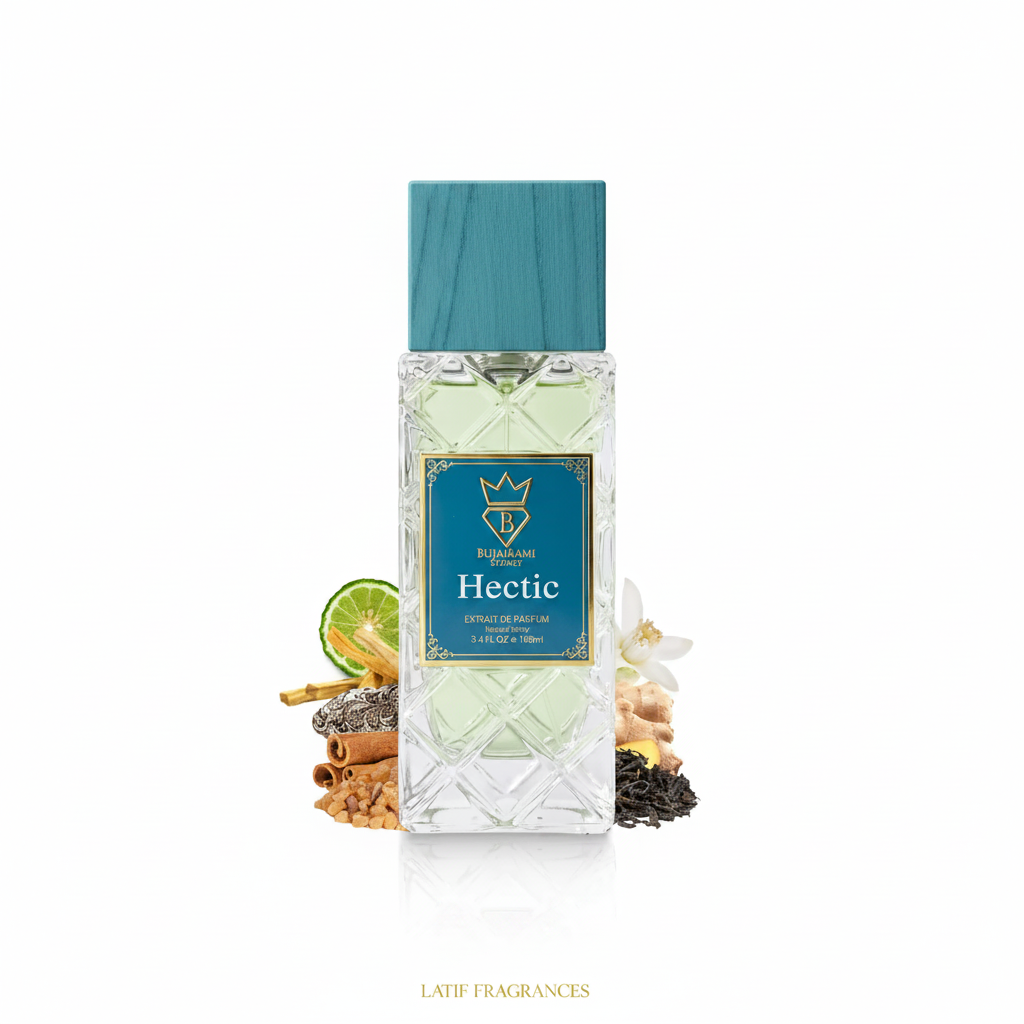 Hectic — Full Bottle with Clean Teal Cap