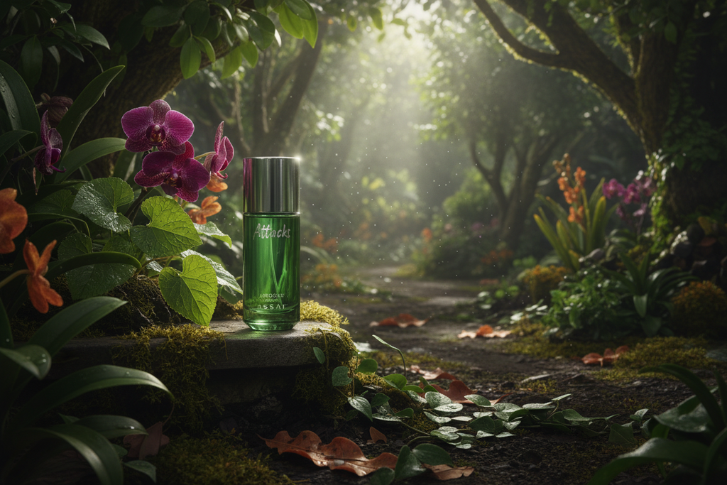 Lush botanical setting