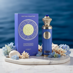 Ocean-inspired marble scene