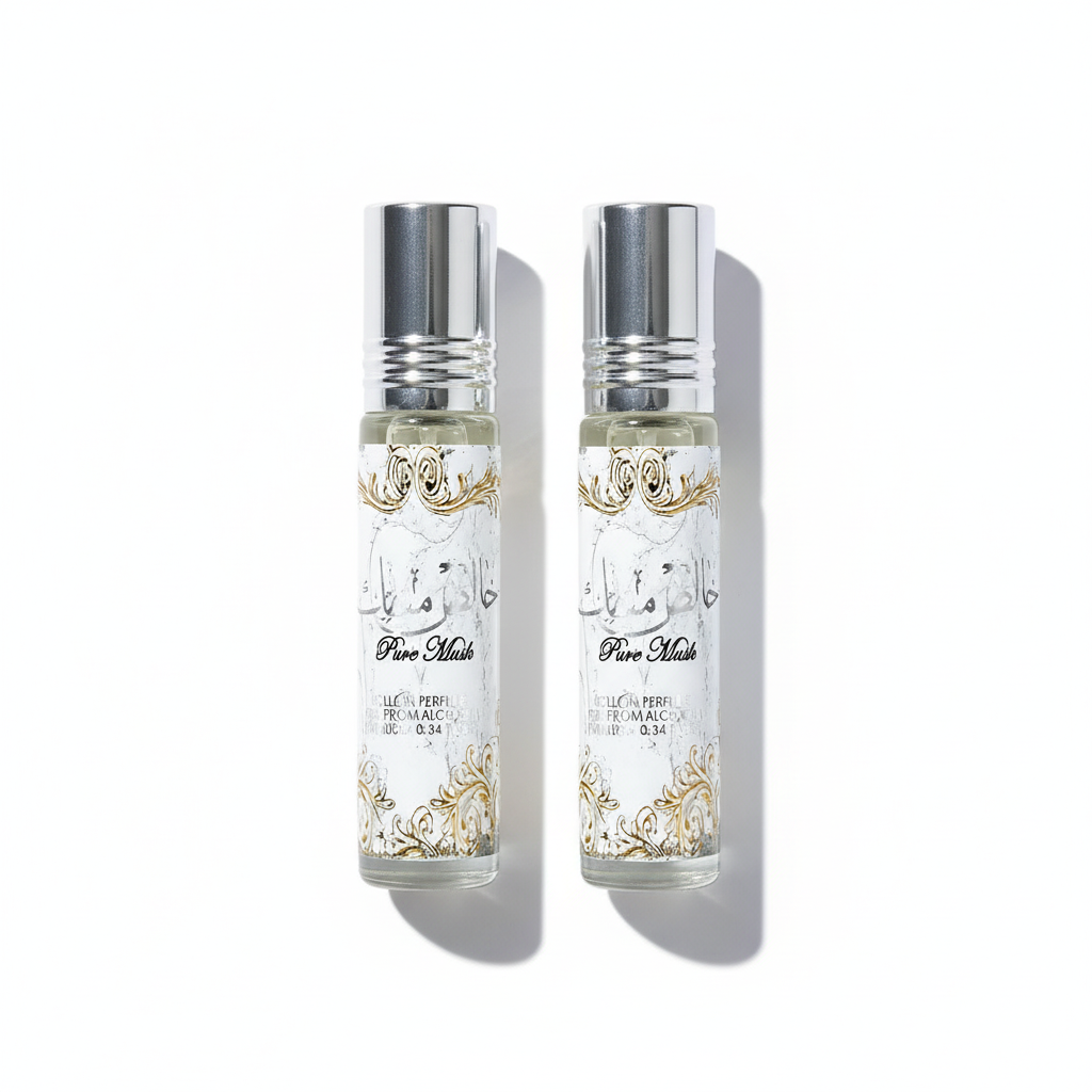 Pure Musk 2-bottle flat lay