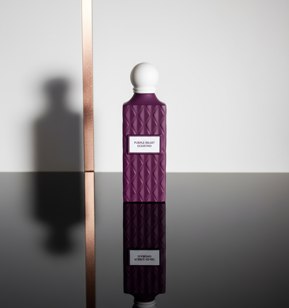 Purple Heart Diamond - Reflective Scene