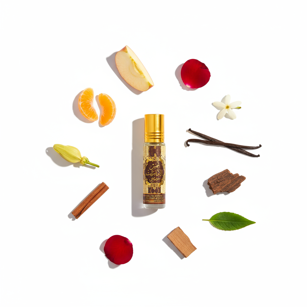 Roll-On Perfume Ultra Minimal Flat-Lay