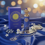 Silk and silver scene