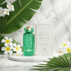 Tropical marble scene