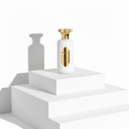 White Vibra on three-tier podium