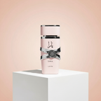 Yara on podium with gradient