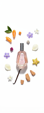 Yara Perfume Minimal Flat-Lay