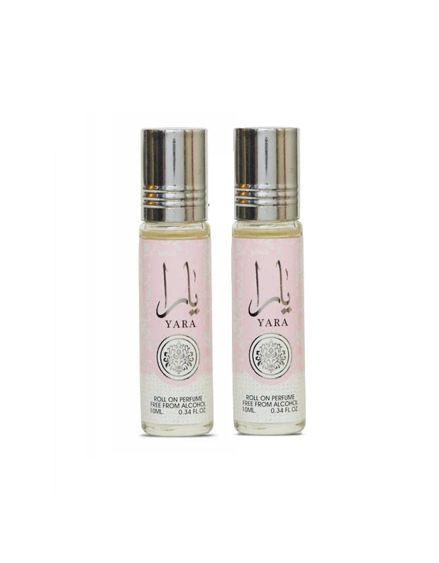Yara (2x10ml) Perfume Oil Roll On By Ard Al Zaafaran - For Her